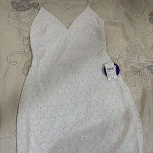 Windsor White Sequin Dress